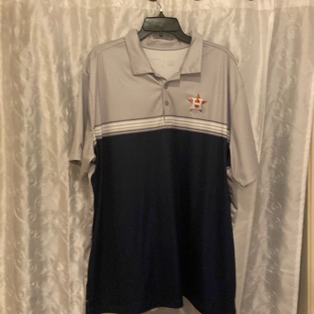 MLB Antigua Houston Astros Polo Shirt Men’s Size 2XL 🔥 YB2
